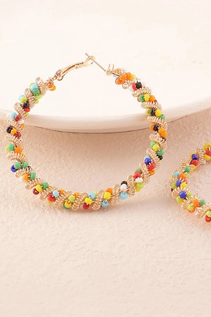 Colorful Loop Boho Style Earrings - KissProm