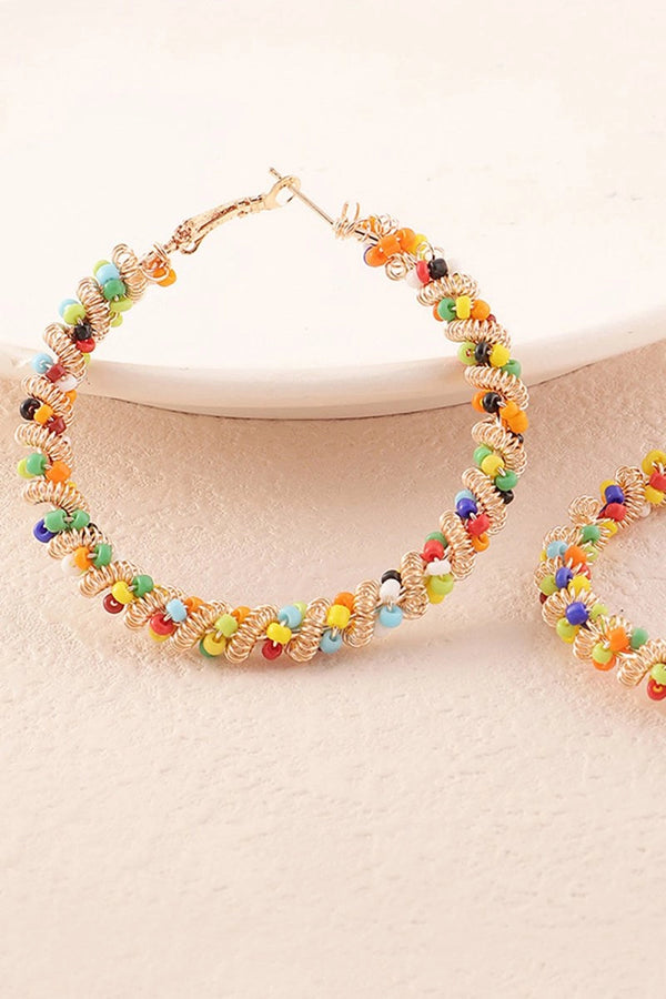 Colorful Loop Boho Style Earrings - KissProm