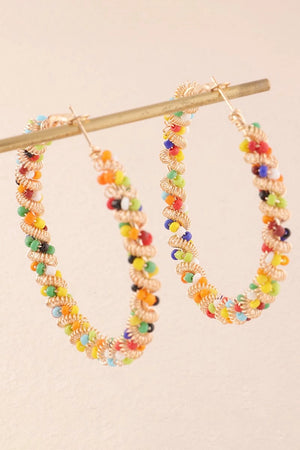Colorful Loop Boho Style Earrings - KissProm