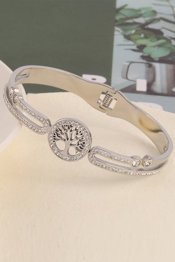 Fashion Stainless Steel Bracelet with Beading - KissProm
