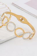 Antique Titanium Steel Cutout Round Bracelet - KissProm