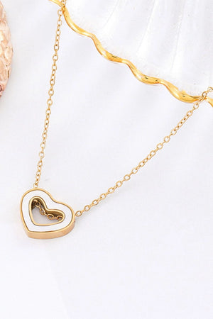 Golden Heart Necklace - KissProm