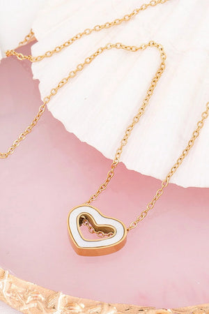 Golden Heart Necklace - KissProm