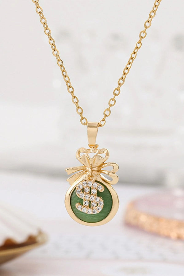 Golden Money Bag Necklace - KissProm