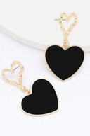 Red Heart Earrings - KissProm