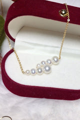 Pearl White Necklace - KissProm