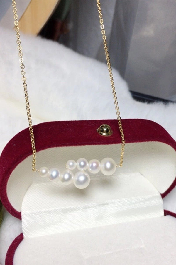 Pearl White Necklace - KissProm