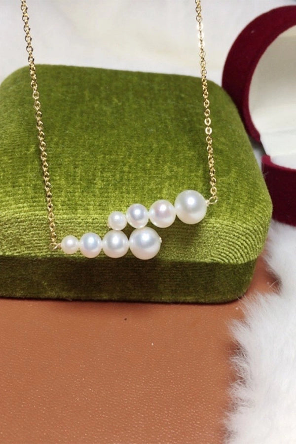 Pearl White Necklace - KissProm