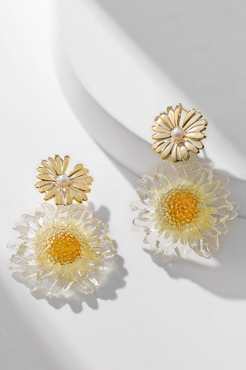 Simple Daisy Spring Summer Earrings - KissProm