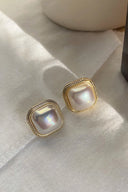 Vintage Square Pearl Earrings – Accessories by KissProm | Available at KissProm