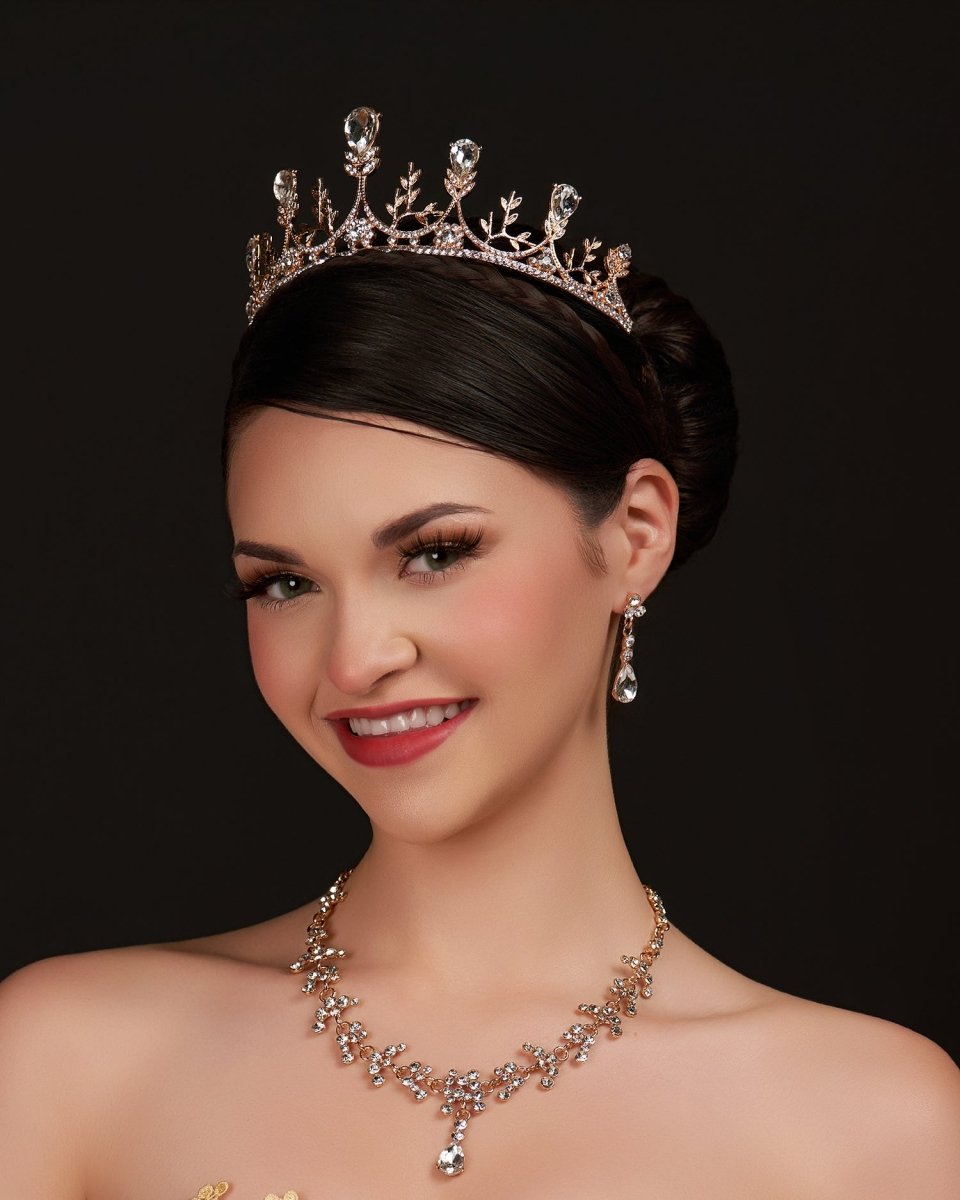 Champagne Tiaras for Women - KissProm