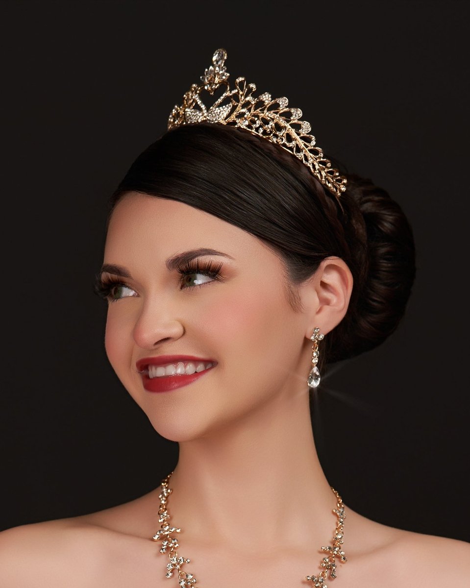 Swan Champagne Crown - KissProm