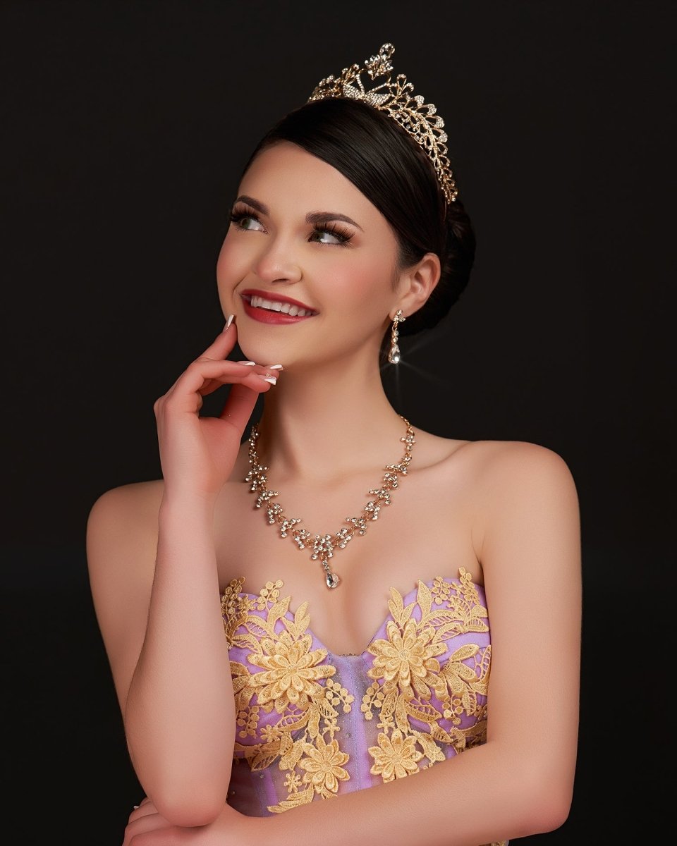 Swan Champagne Crown - KissProm