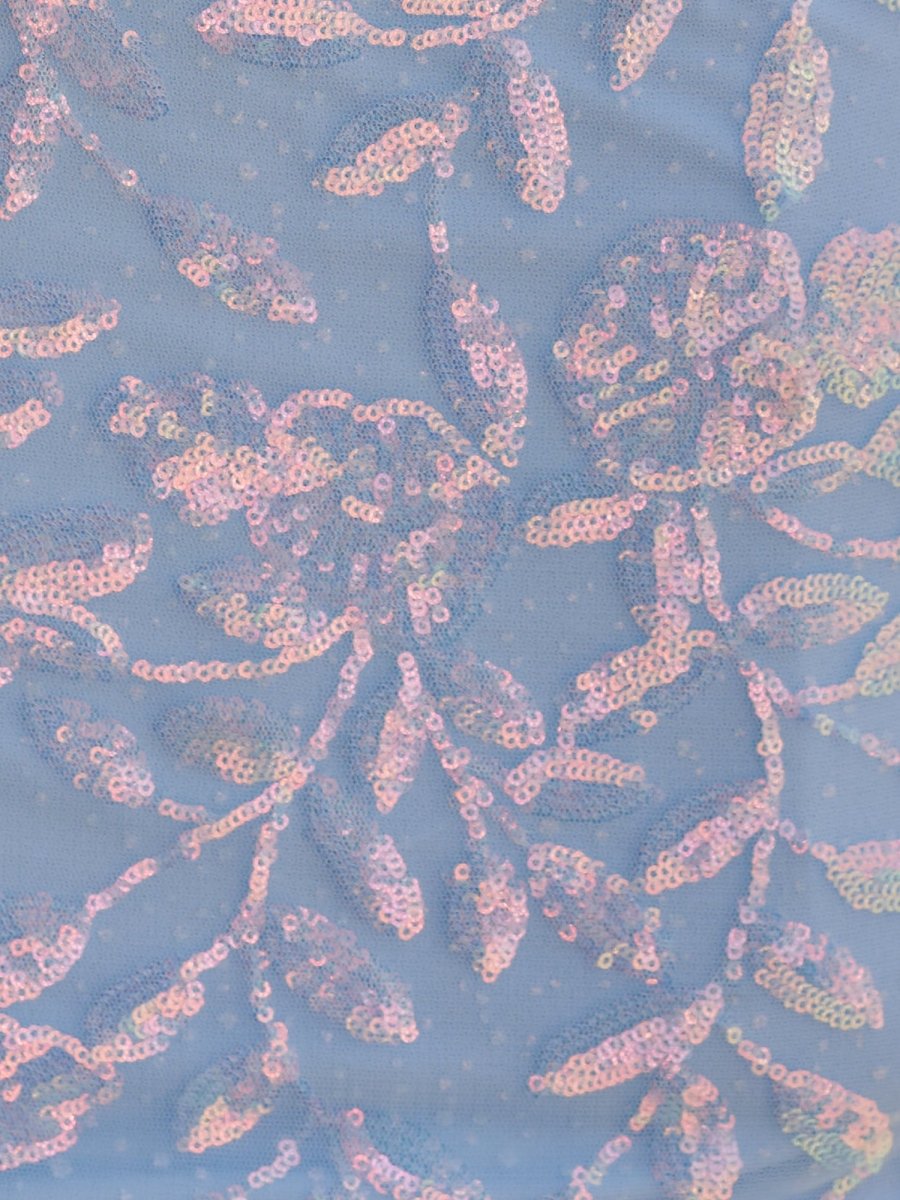 Kasiani | Sky Blue - Bodycon V Neck Sequined Homecoming Dresses