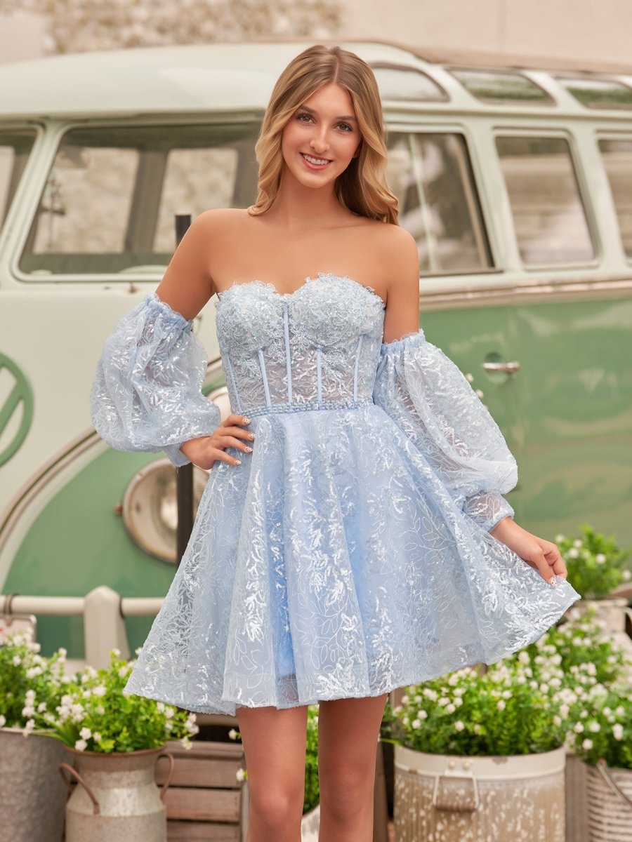 Skylar |A-Line Sweetheart Homecoming Dress