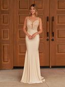 Fernanda |Mermaid Spaghetti Straps Satin Prom Dress