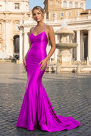 Gorgeous Trumpet Hunter Green Long Formal Dress - KISSPROM PROM DRESSES