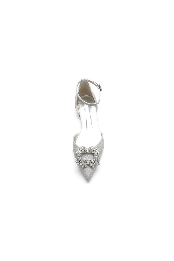 Glitter Crystal Low Heels - KissProm