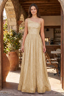 A-Line One Shoulder Sequins Prom Dress with Pockets - KISSPROM PROM DRESSES