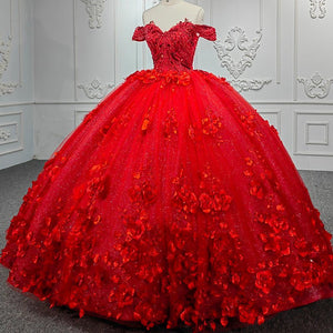 Sweet Valentine Red Quinceanera Dress