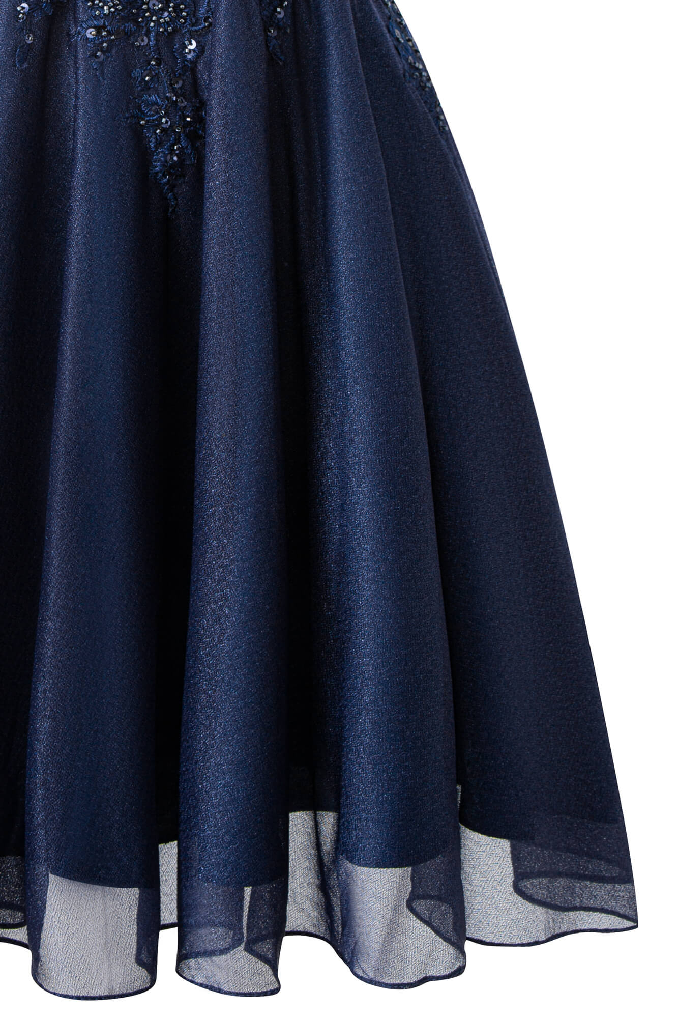 Evelyn Navy Blue | A-line Chiffon Short Homecoming Dress