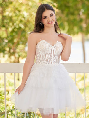 Ivy | A-Line Sweetheart Lace Short Homecoming Dress
