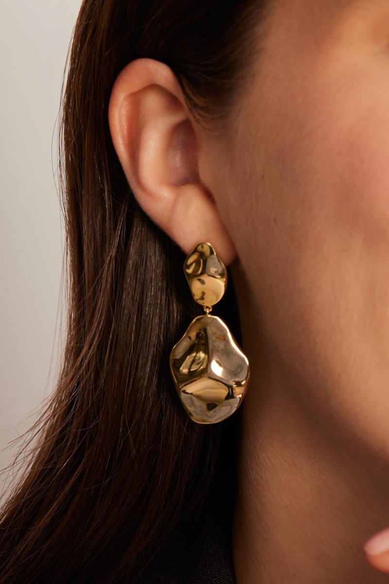 Teardrop Statement Dangle Earrings