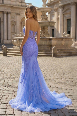 Mermaid Sweetheart Tulle Lace Prom Dress - KISSPROM PROM DRESSES