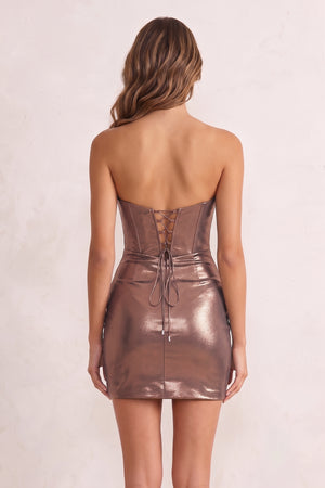 Bodycon Strapless Corset Burgundy Tight Short Homecoming Dresses