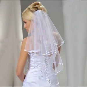 75CM Cut Edge Wedding Veil - KissProm