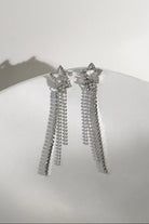 Star Beaded Drop Earrings