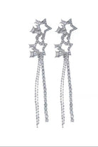 Star Beaded Drop Earrings
