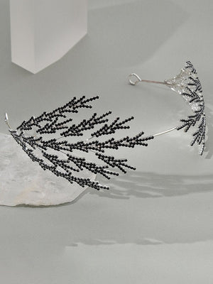 Metal Super Shiny Rhinestone Wide Headband Hair Accessories - KissProm