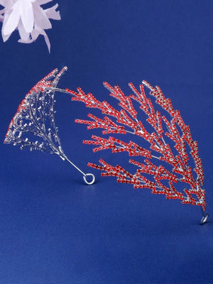 Metal Super Shiny Rhinestone Wide Headband Hair Accessories - KissProm
