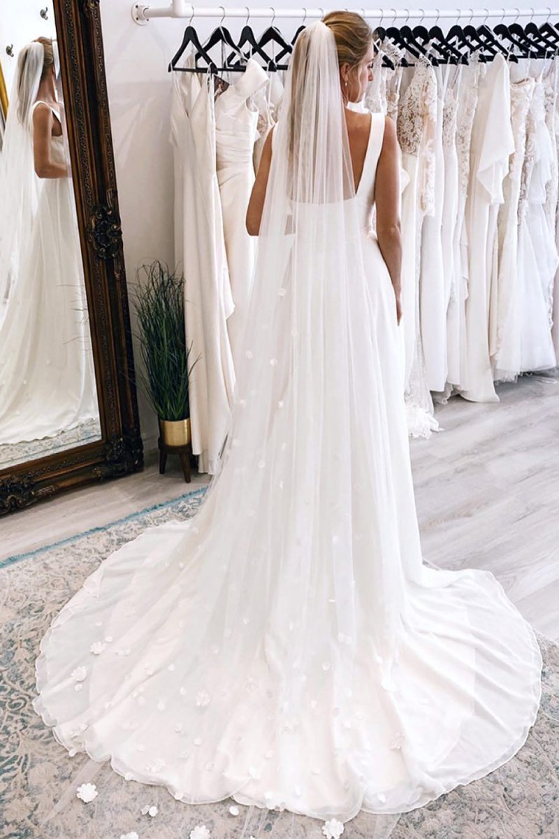 princess polly baby blue dress Square Neck A Line Beaded Wedding Dresses Long Sleeve Boho Bridal Gowns  sold by BD Wedding Dress on Storenvy