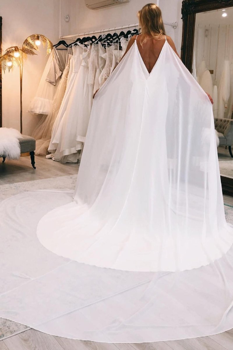 chinese dress ladies Royal Train Lace Mermaid Wedding Dresses Long Sleeves Off The Shoulder –  Lisposa main image 0