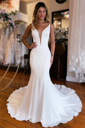 sachin and babi light blue dress Boho A-Line Long Sleeves Backless Wedding Dresses with Lace main image 1