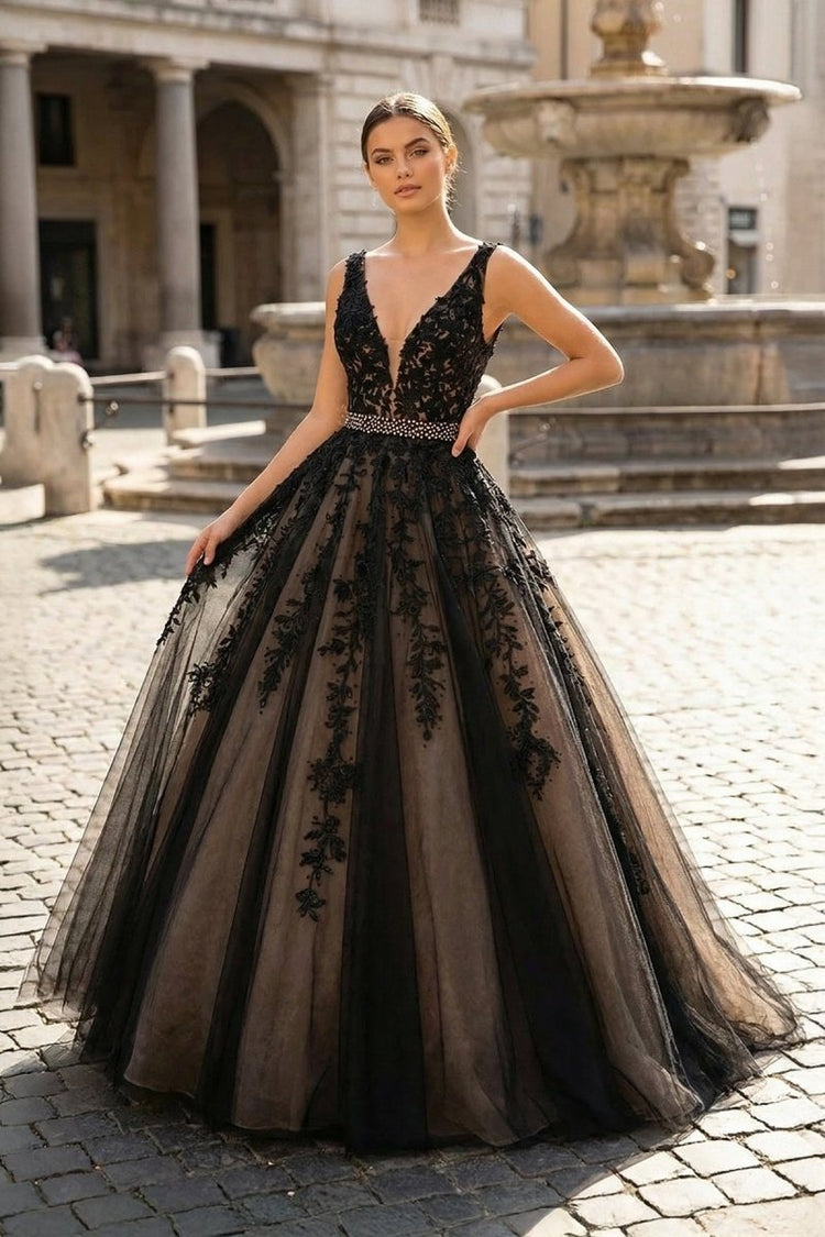 black lace a line dress V Neck Long Prom Black / 14 Style:maxi Sexy A Line Black Lace%20Ruffle%20A%20Line%20Dress%20Black%0D%0ADESIGN%3A%0D%0A%0D%0AColor%3A%20Black%0D%0AMock%20neck%0D%0ASleeveless%0D%0ALace%20insert%0D%0AA Cup:9