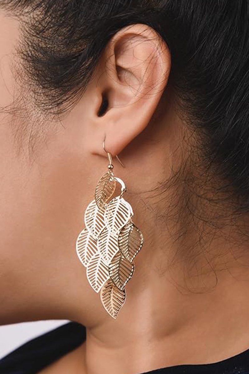 Aisansty Leaf Dangle Earrings