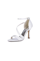 Ankle - Strap Satin Stiletto Sandals - KissProm