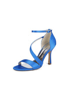 Ankle - Strap Satin Stiletto Sandals - KissProm