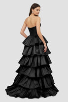 Ausha | Sweetheart Fuchsia Ruffles A - line Prom Dresses - KissProm