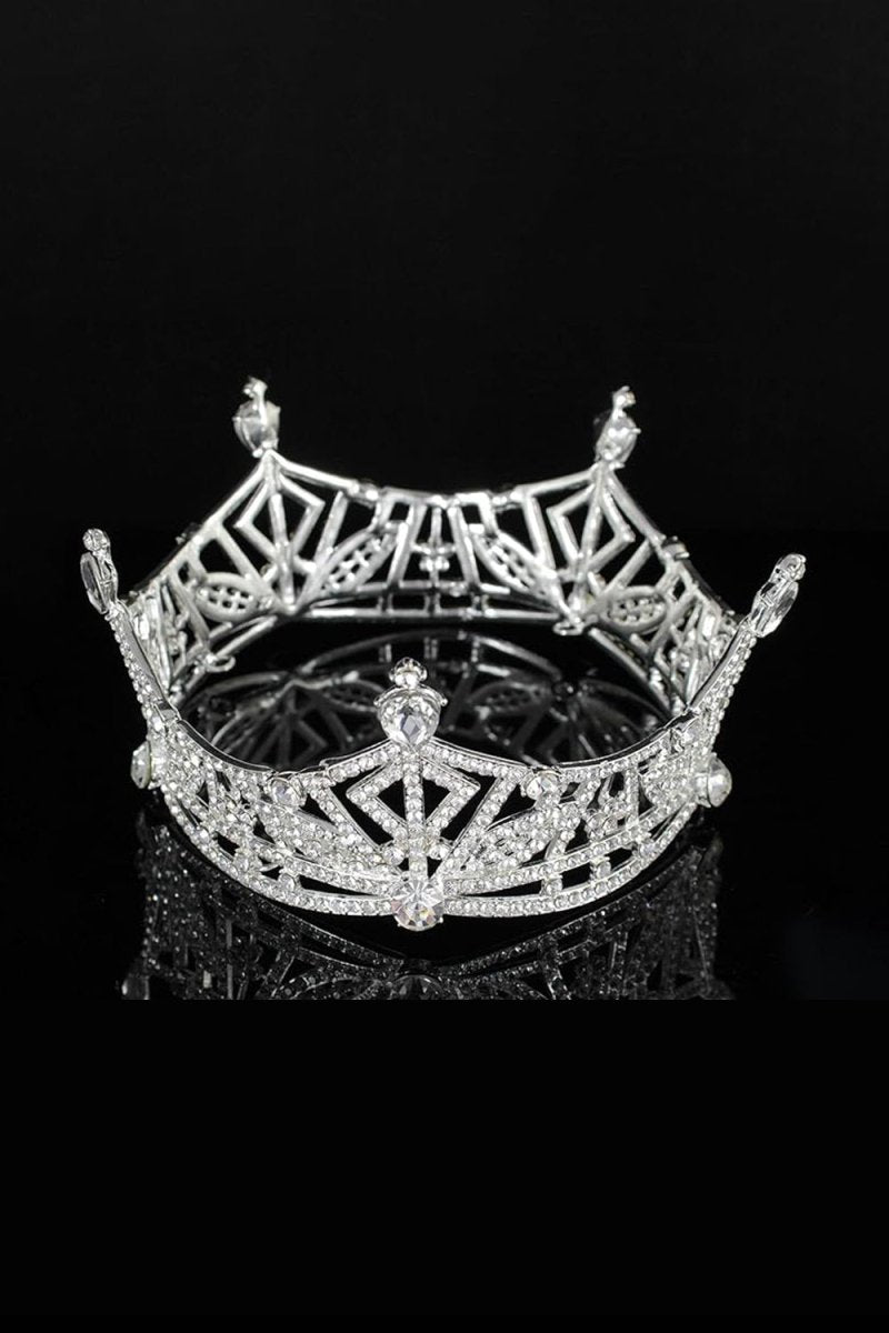 Austrian Rhinestone Crystal Hair Tiara - KissProm