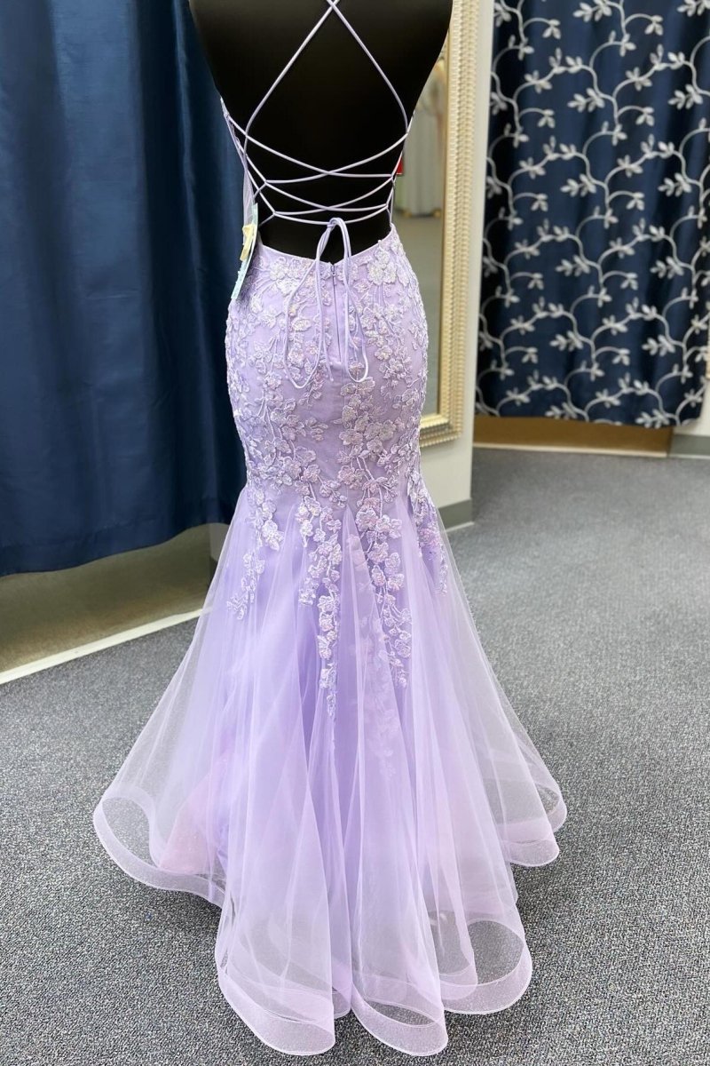 Sage Green Spaghetti Straps Mermaid Prom Dress With Appliques Sage Green / 14 Sage Green Spaghetti Straps Mermaid Prom Dress With Appliques Sage Green / 14