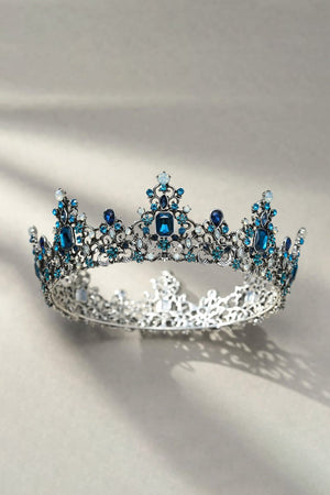 Baroque Colorful Crystal Crown - KissProm