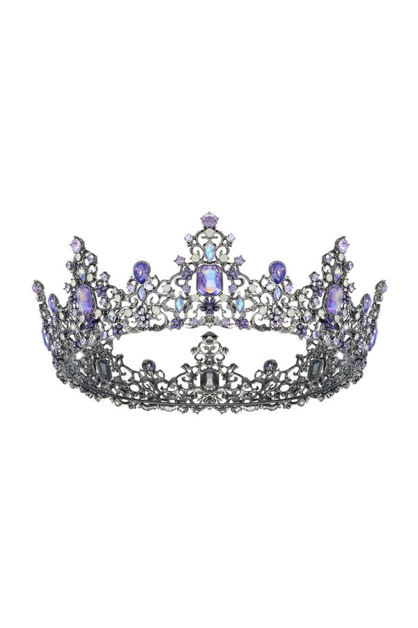 Baroque Colorful Crystal Crown - KissProm