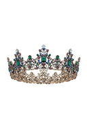 Baroque Colorful Crystal Crown - KissProm
