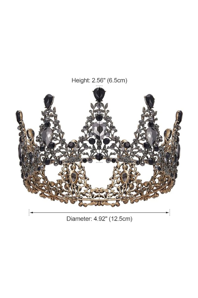 Baroque Crystal Crowns for Women - KissProm