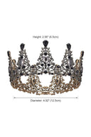 Baroque Crystal Crowns for Women - KissProm
