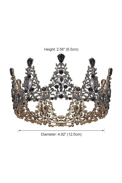 Baroque Crystal Crowns for Women - KissProm